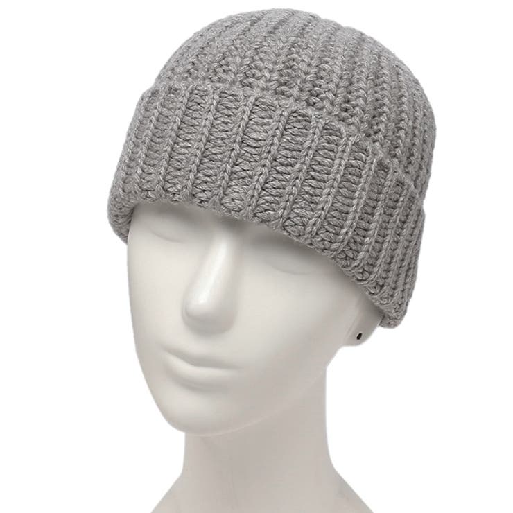 ジョンストンズ帽子ビーニーニット帽グレーメンズレディースユニセックスJOHNSTONSHAT02850HA0308