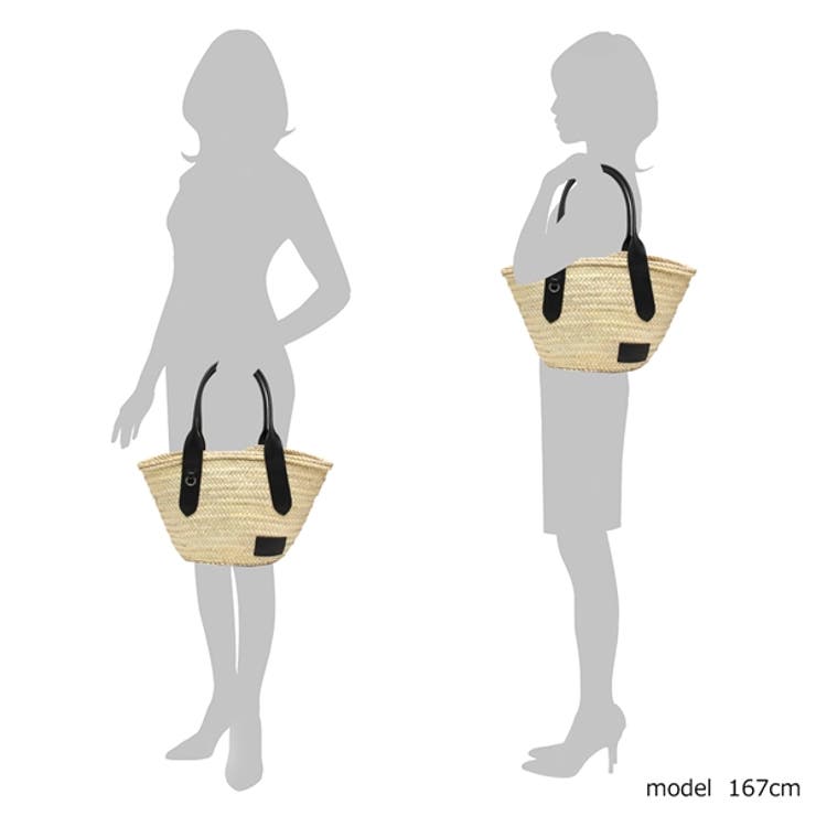 トッズ Tタイムレス ショッピングバッグ ミディアム ラフィア かごバッグ