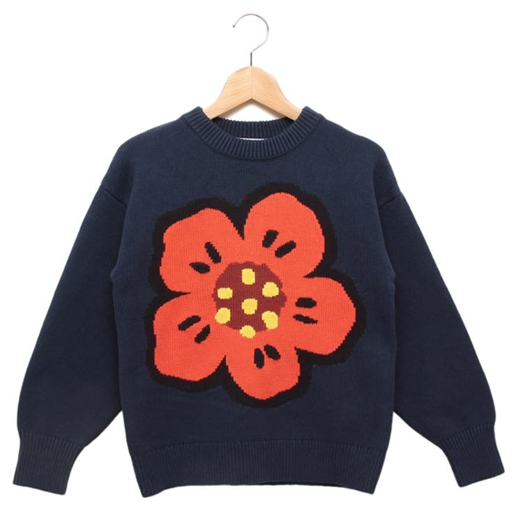 新品□KENZO□ジャガードロゴプルオーバーニット□ケンゾー□L