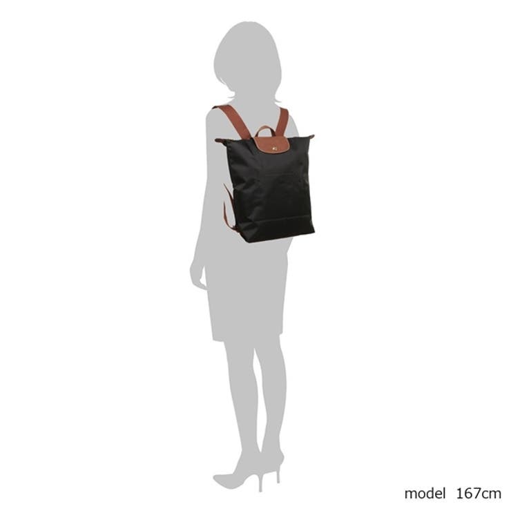 ロンシャンリュックバックパックプリアージュオリジナルブラックレディースLONGCHAMP10284089001