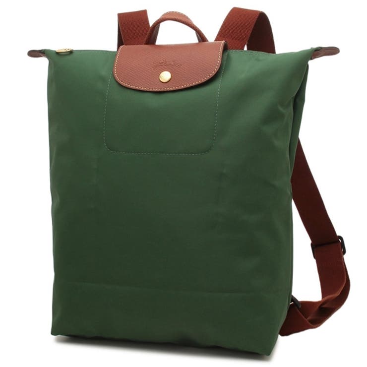 ロンシャンリュックバックパックプリアージュオリジナルMサイズグリーンレディースLONGCHAMP10284089P95