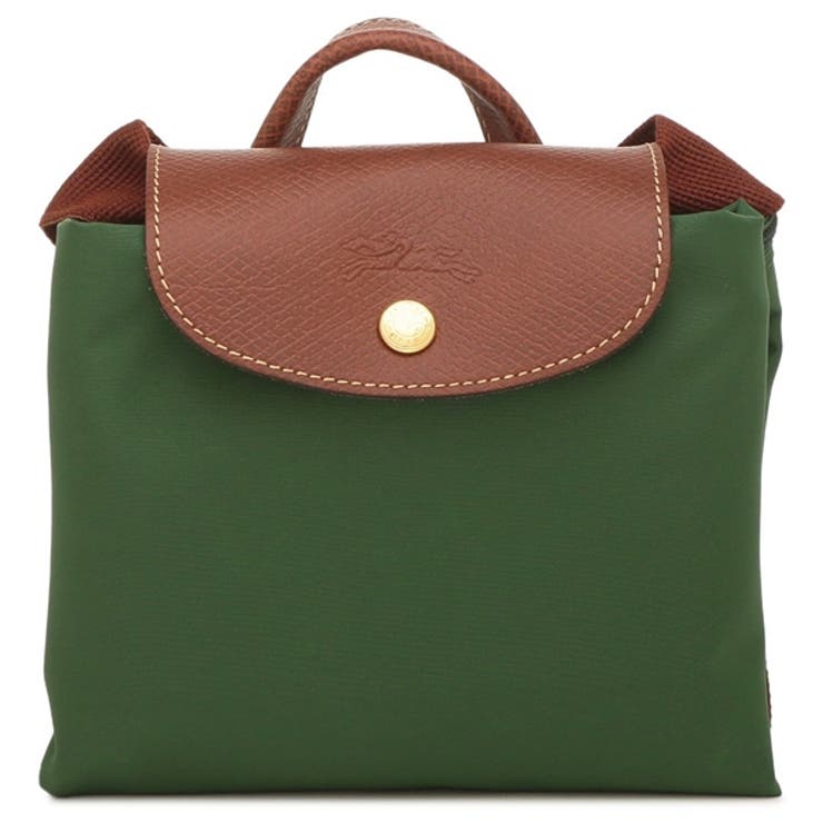 ロンシャンリュックバックパックプリアージュオリジナルMサイズグリーンレディースLONGCHAMP10284089P95