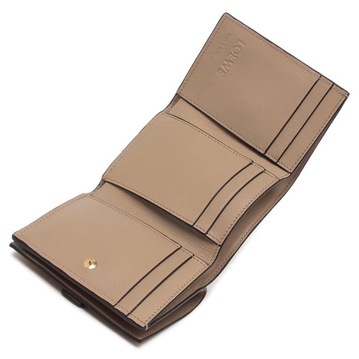 【関税込み】☆LOEWE☆アナグラム テクスチャーレザーウォレット LOEWE(ロエベ) / アナグラムトライフォーラドウォレット/3つ折り