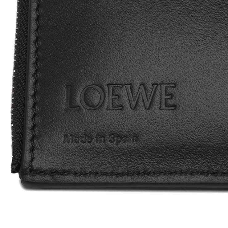 ロエベ三つ折り財布ANAGRAMアナグラムミニ財布ブラックレディースLOEWEC821S33X121100