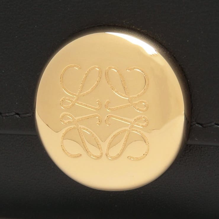ロエベ長財布ぺブルコンティネンタルブラックレディースLOEWECANBACWX011100