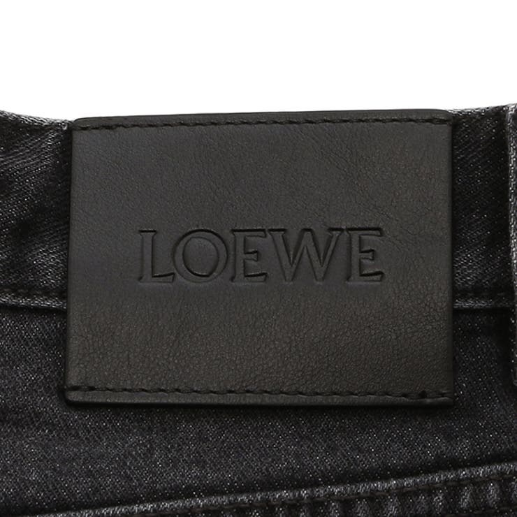 ロエベパンツストレートレッグジーンズデニムブラックメンズLOEWEH526Y11W298946