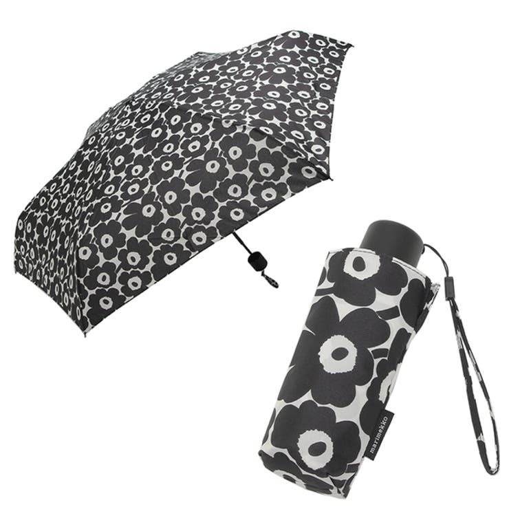 未使用 マリメッコ 折たたみ傘 ピサロイ marimekko PISAROI