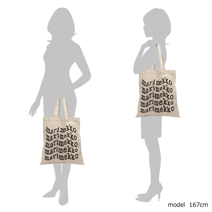 マリメッコ トートバッグ ロゴ | AXES | 詳細画像4 