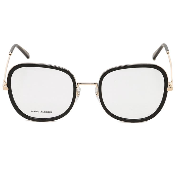 マークジェイコブスメガネフレーム眼鏡フレームインターナショナルフィットブラックゴールドレディースMARCJACOBS7012M2
