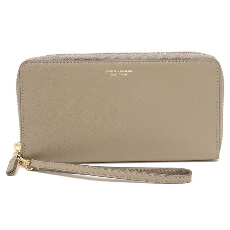 マークジェイコブス長財布スリム84リストレットグレーベージュレディースMARCJACOBSS171L03FA22055