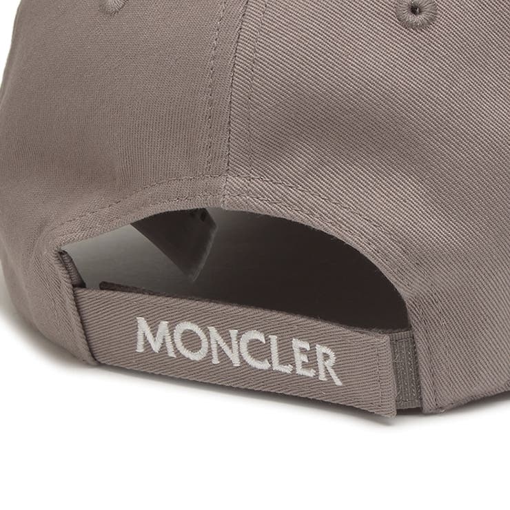 MONCLER モンクレール キャップ 帽子 ベージュ MONCLER モンクレール 帽子 キャップ サテンベースボールCAP