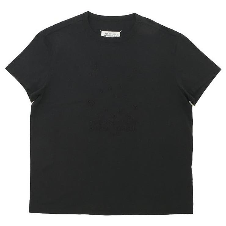 GUCCYさま【美品・使用感なし】メゾンマルジェラ ロゴ半袖Tシャツ エムエム6 メゾンマルジェラ Tシャツ 半袖 メンズ ブラック MM6