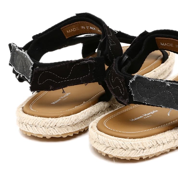 メゾンマルジェラサンダルブラックメンズMaisonMargielaS57WP0096P5395T8013