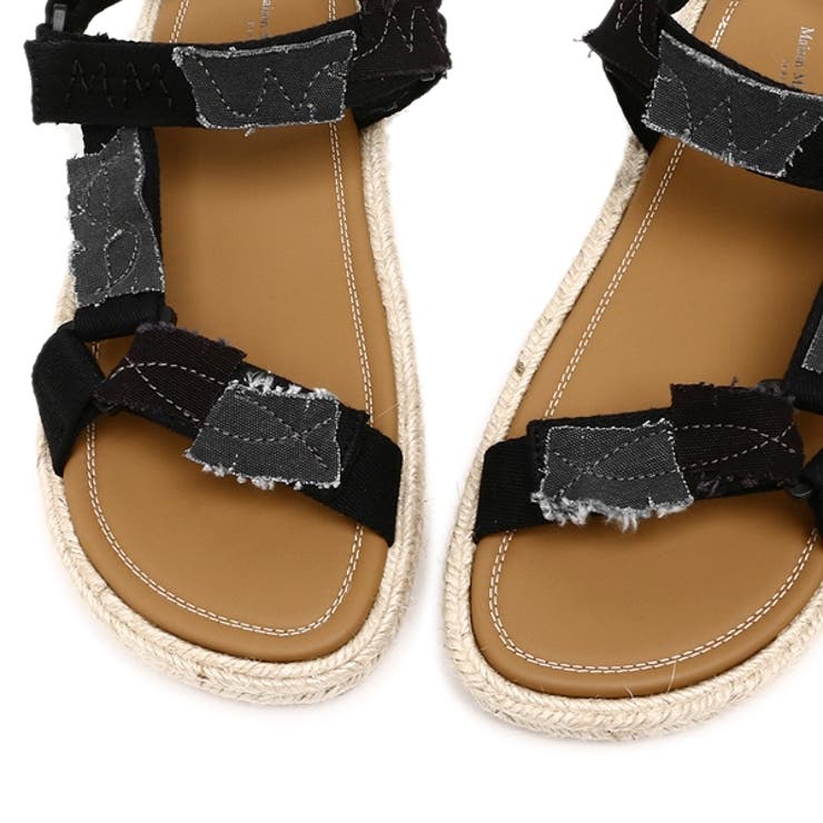 メゾンマルジェラサンダルブラックメンズMaisonMargielaS57WP0096P5395T8013