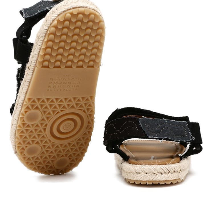 新品 42 23ss マルジェラ レースアップサンダル 黒 6150 Maison Margiela（旧Maison Martin Margiela） - 新品 42 23ss