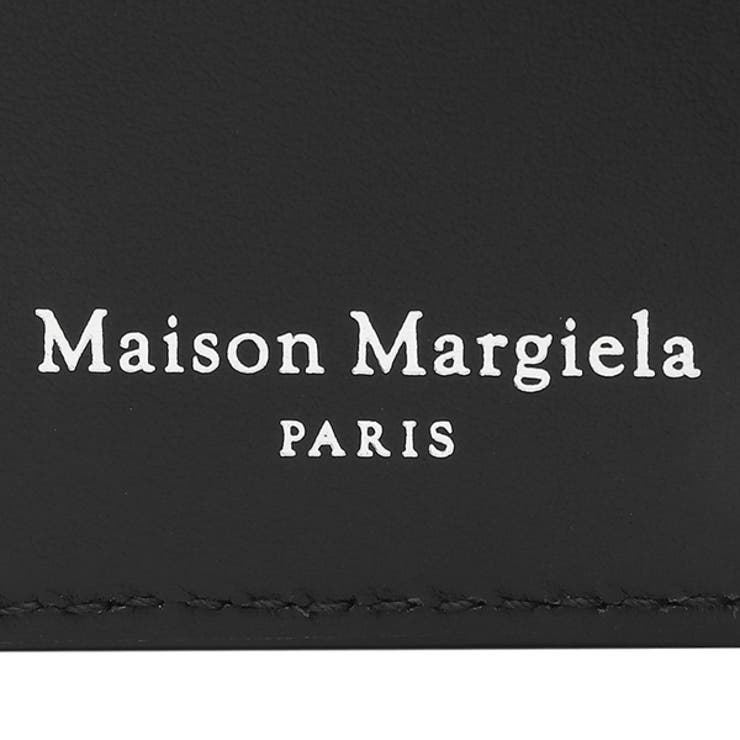 メゾンマルジェラ三つ折り財布コンパクトウォレットブラックメンズレディースMaisonMargielaSA3UI0017P4745T8013