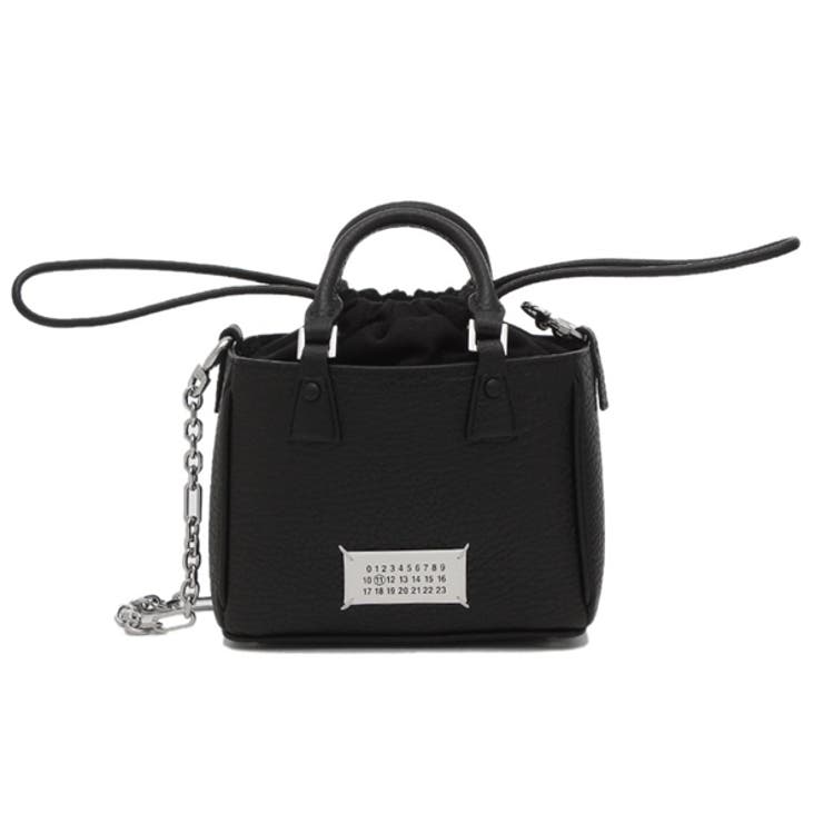 メゾンマルジェラショルダーバッグハンドバッグファイブエーシーブラックレディースMaisonMargielaSB1WG0046P4348T8013