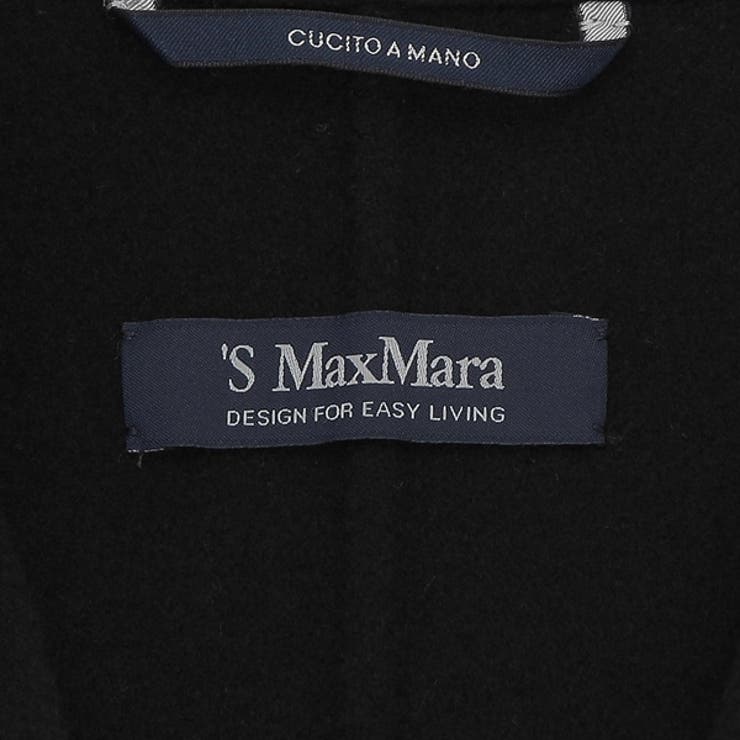 マックスマーラコートエスチュリアSMAXMARAブラックレディースMaxMaraESTURIA013