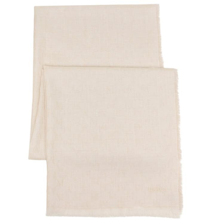 マックスマーラ ストール ホワイト | AXES | 詳細画像4 