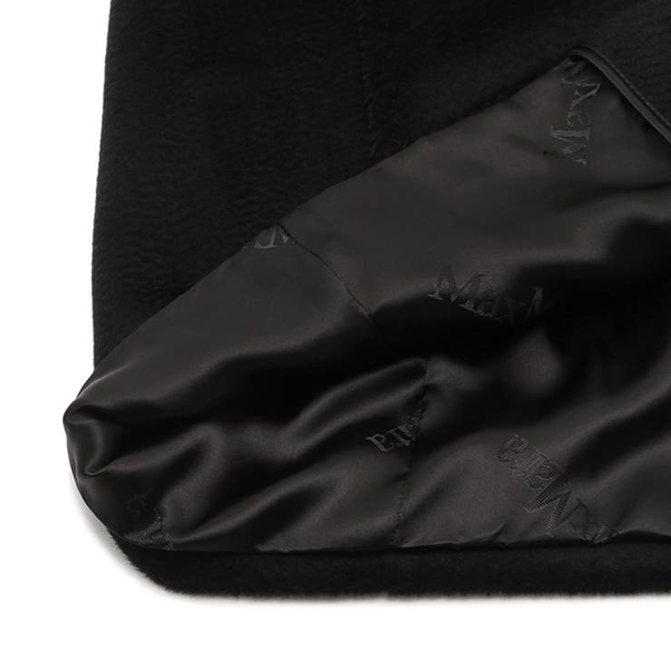 マックスマーラコートマニュエラベルト付きブラックレディースMaxMara2421016012600002