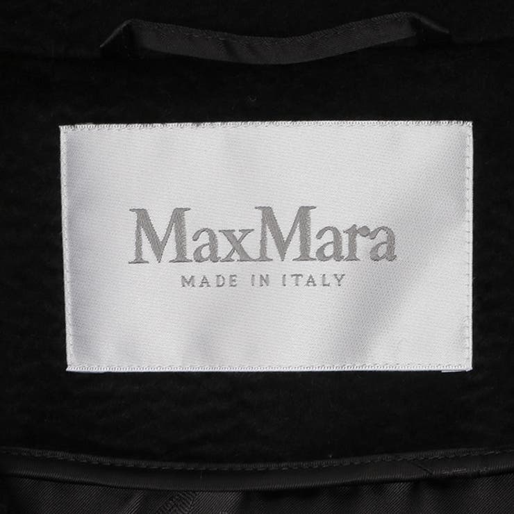 マックスマーラコートマニュエラベルト付きブラックレディースMaxMara2421016012600002