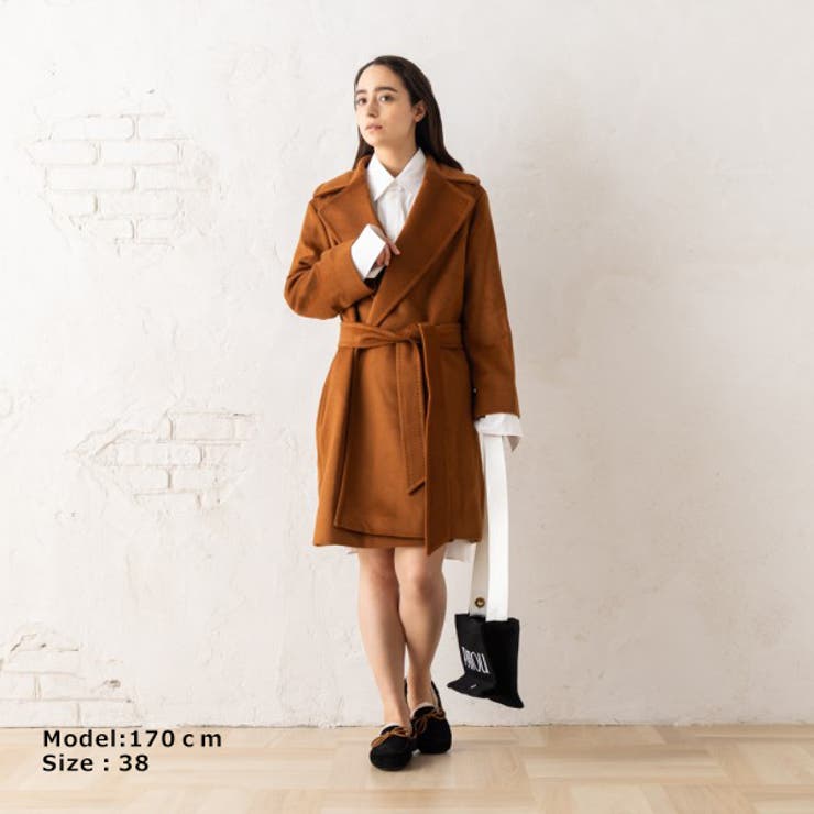 マックスマーラコートタイガーMaxMaraStudioブラウンレディースMaxMara2426016091600056