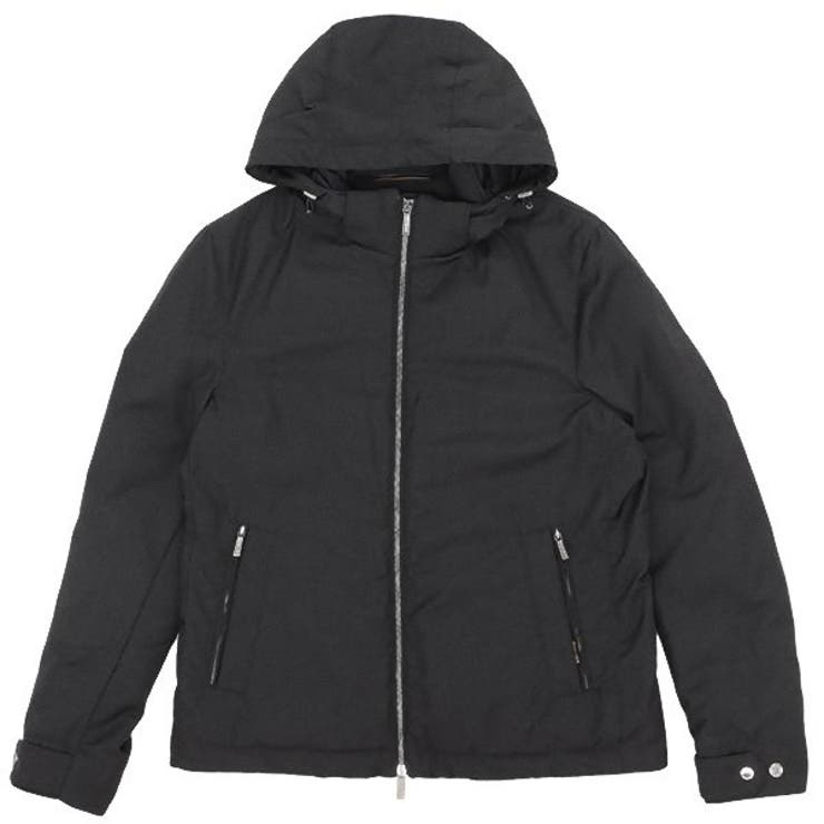 ムーレーダウンジャケットコートグレーメンズMOORERALBINIPUMDARKGREY