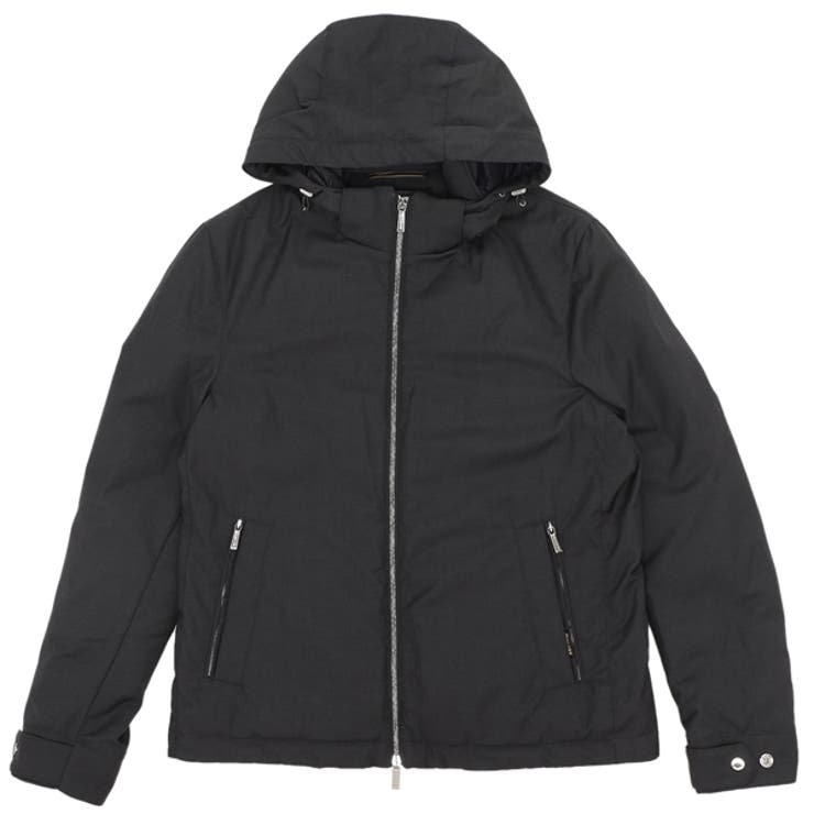 ムーレーダウンジャケットコートグレーメンズMOORERALBINIPUMDARKGREY