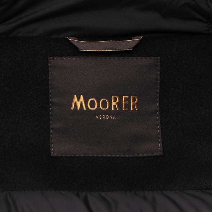 ムーレーアウターダウンジャケットコートフリージアショート丈AラインブラックレディースMOORERMODGI300007TEPA209U0001