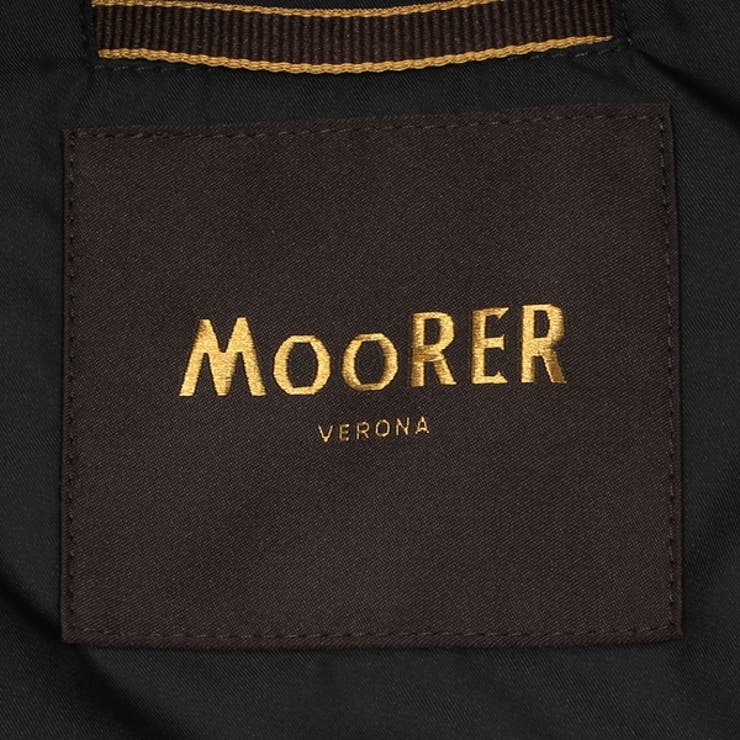 ムーレーダウンジャケットコートブラックメンズMOORERMORRISKMBLU