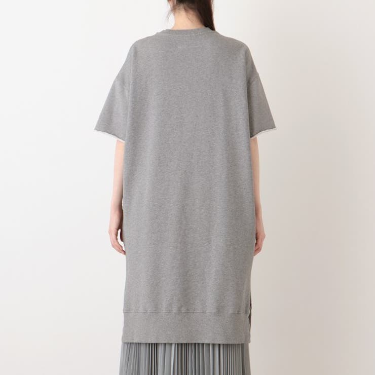 エムエムシックスメゾンマルジェラトップスワンピースドレスグレーレディースMM6MaisonMargielaS52CT0650S25337858M