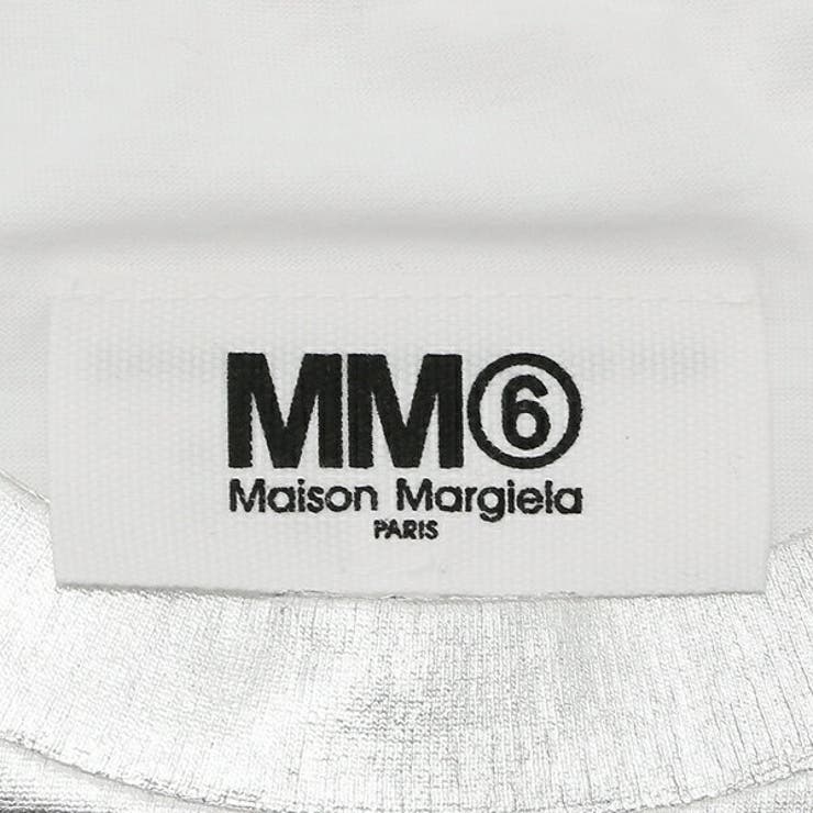エムエムシックスメゾンマルジェラTシャツシルバーホワイトレディースMM6MaisonMargielaS52GC0282S23588972