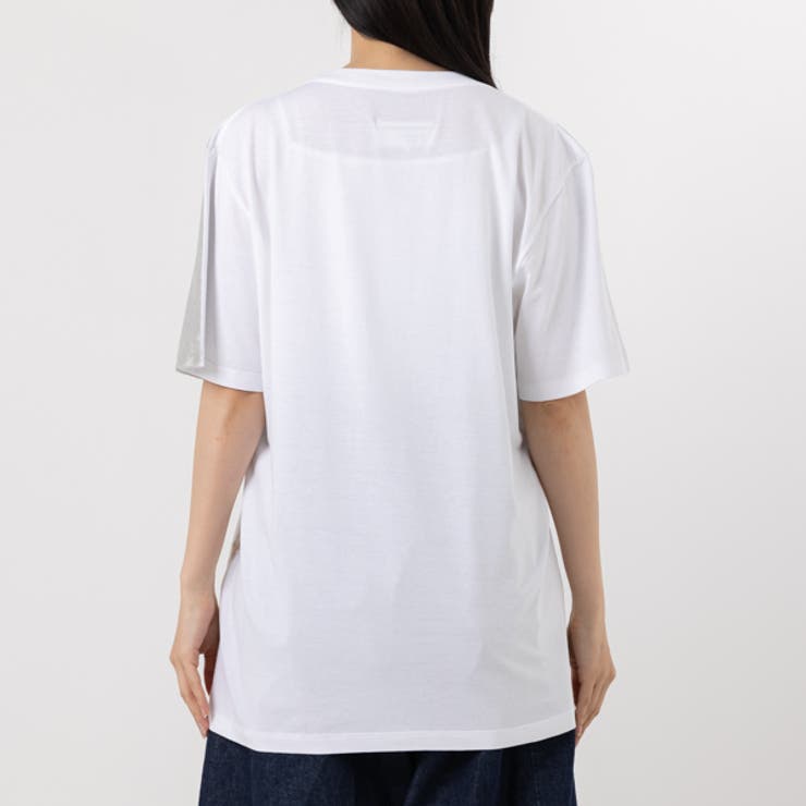 エムエムシックスメゾンマルジェラTシャツシルバーホワイトレディースMM6MaisonMargielaS52GC0282S23588972