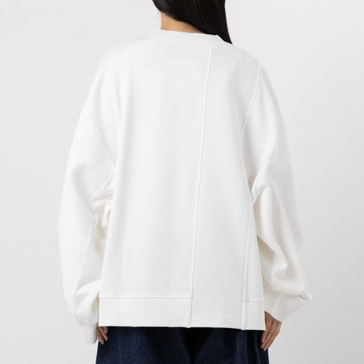 エムエムシックスメゾンマルジェラスウェットシャツホワイトレディースMM6MaisonMargielaS52GU0192S25537101