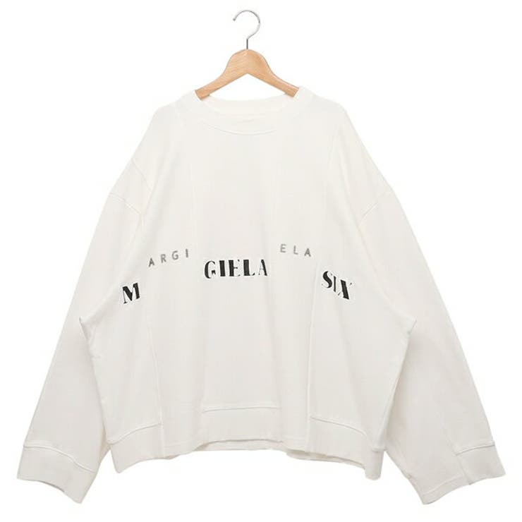 エムエムシックスメゾンマルジェラスウェットシャツホワイトレディースMM6MaisonMargielaS52GU0192S25537101