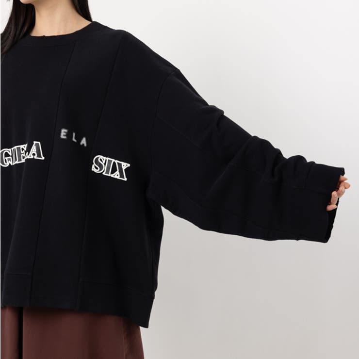 エムエムシックスメゾンマルジェラスウェットシャツブラックレディースMM6MaisonMargielaS52GU0192S25537900