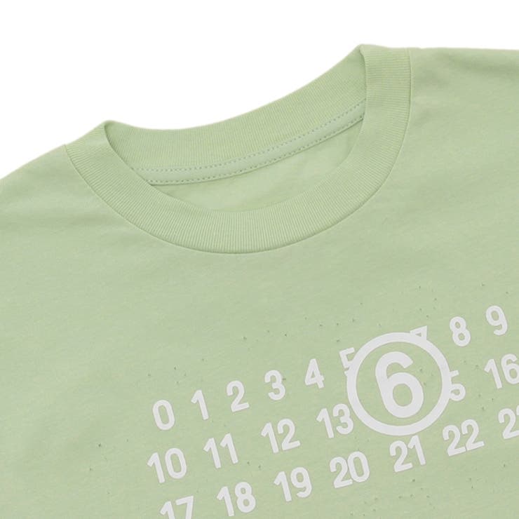 エムエムシックスメゾンマルジェラTシャツカットソーグリーンキッズMM6MaisonMargielaM60552MM010M6511
