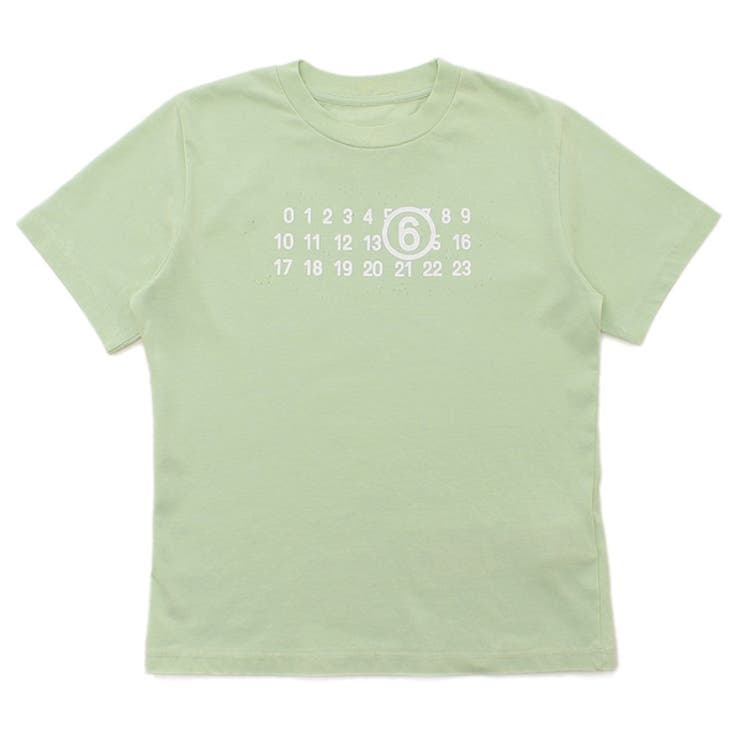 エムエムシックスメゾンマルジェラTシャツカットソーグリーンキッズMM6MaisonMargielaM60552MM010M6511