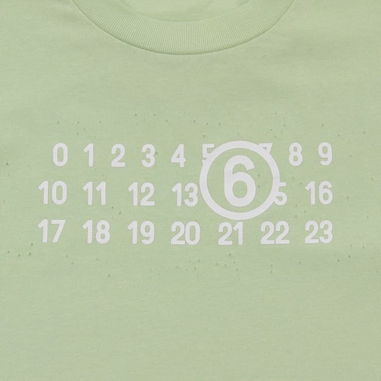 エムエムシックスメゾンマルジェラTシャツカットソーグリーンキッズMM6MaisonMargielaM60552MM010M6511