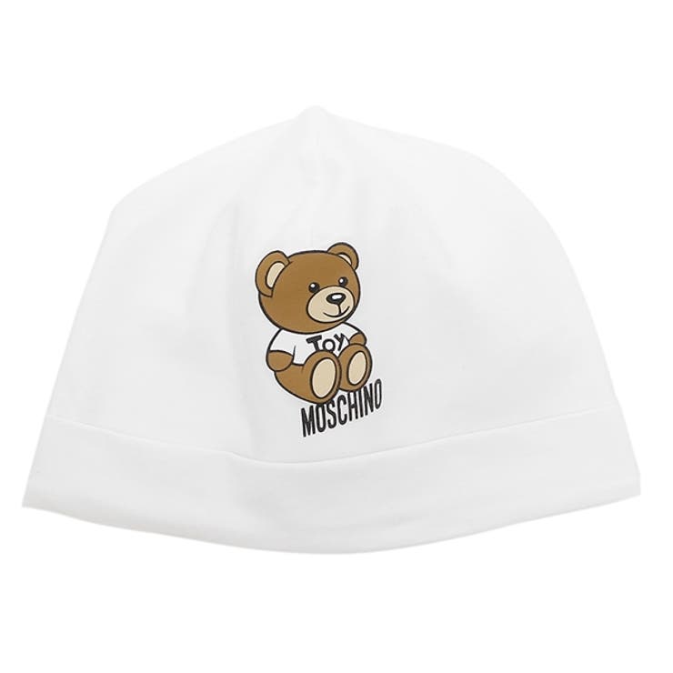 モスキーノロンパース帽子ギフトセットテディベアブルーキッズMOSCHINOMUY056-LBA1040304