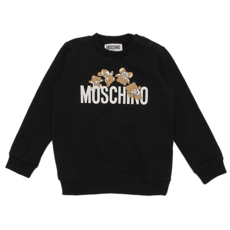 希少⭐️モスキーノ MOSCHINO 刺繍 スウェット ブラック 38 L相当 モスキーノ 子供服 スウェット[品番：AXEB0033108]｜AXES（アクセス