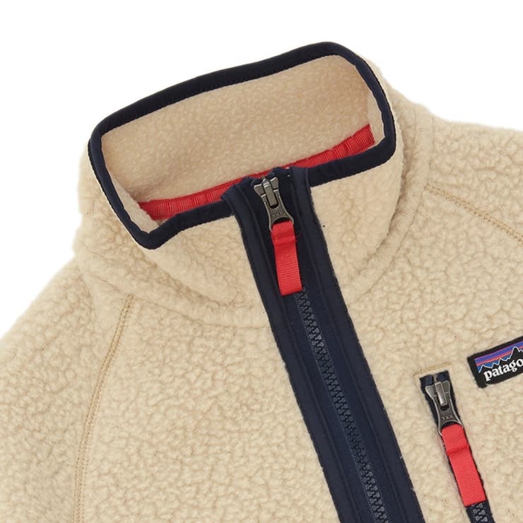 パタゴニアベビー服レトロジャケットベージュキッズPATAGONIAELKH