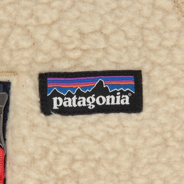 パタゴニアベビー服レトロジャケットベージュキッズPATAGONIAELKH