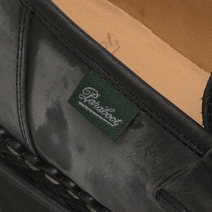 パラブーツローファーオックスフォードランスブラックメンズParaboot099412