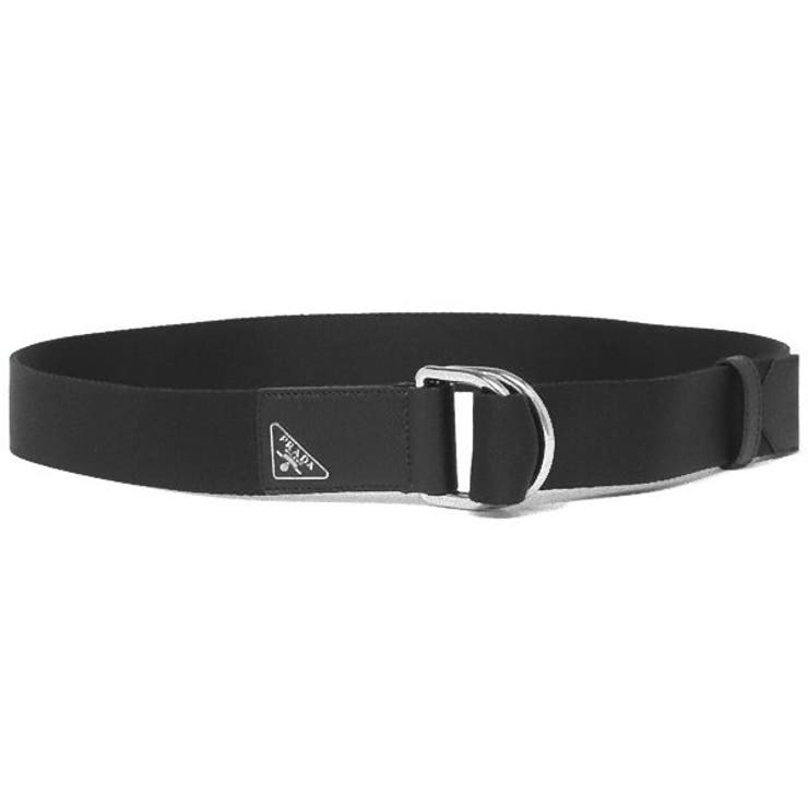 プラダベルトトライアングルロゴブラックメンズPRADA2CN0282DMNF0002