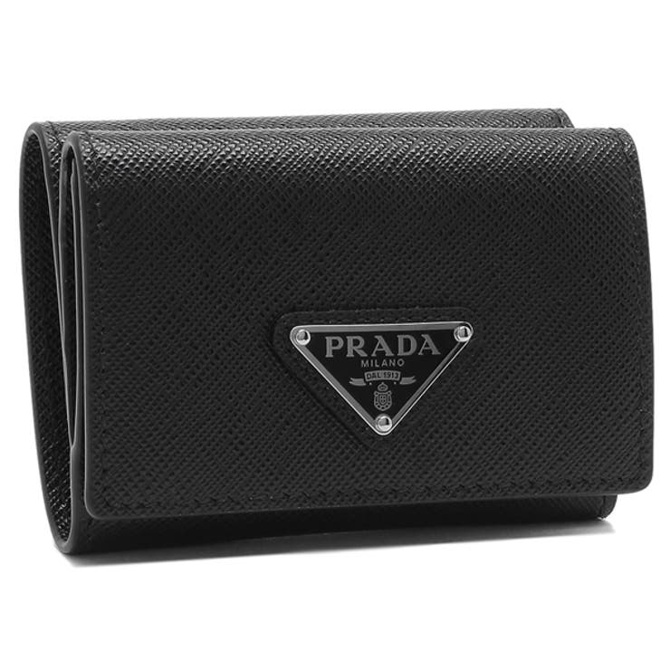 PRADA プラダ 三つ折り財布 ウォレットサフィアーノ