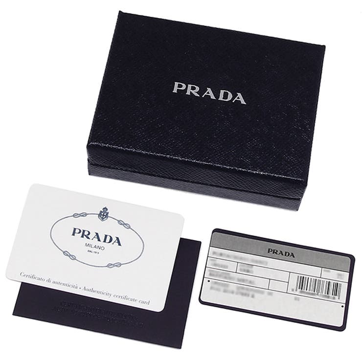 プラダ折財布PRADA2MO738QMEF0002ブラック