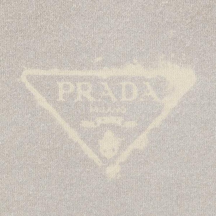 PRADA ドレスTシャツ（Sサイズ、ベージュグレー）