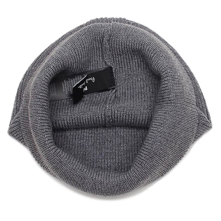 ポールスミス帽子ビーニーニットキャップグレーメンズレディースユニセックスPAULSMITH582EAV25076