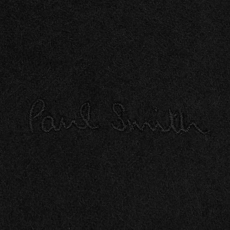ポールスミスマフラーブラックメンズレディースユニセックスPAULSMITHM1A122DAS09B79